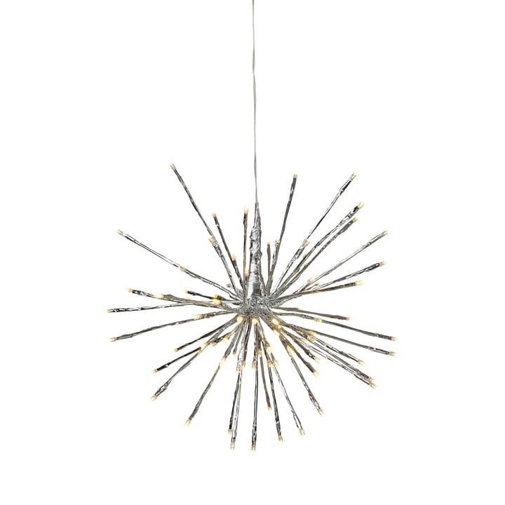 Firework hengende dekorasjon 30 cm - sølv - Star Trading