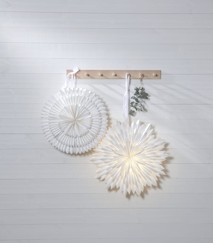 Frost adventsstjerne Ø 50 cm, Hvit Star Trading