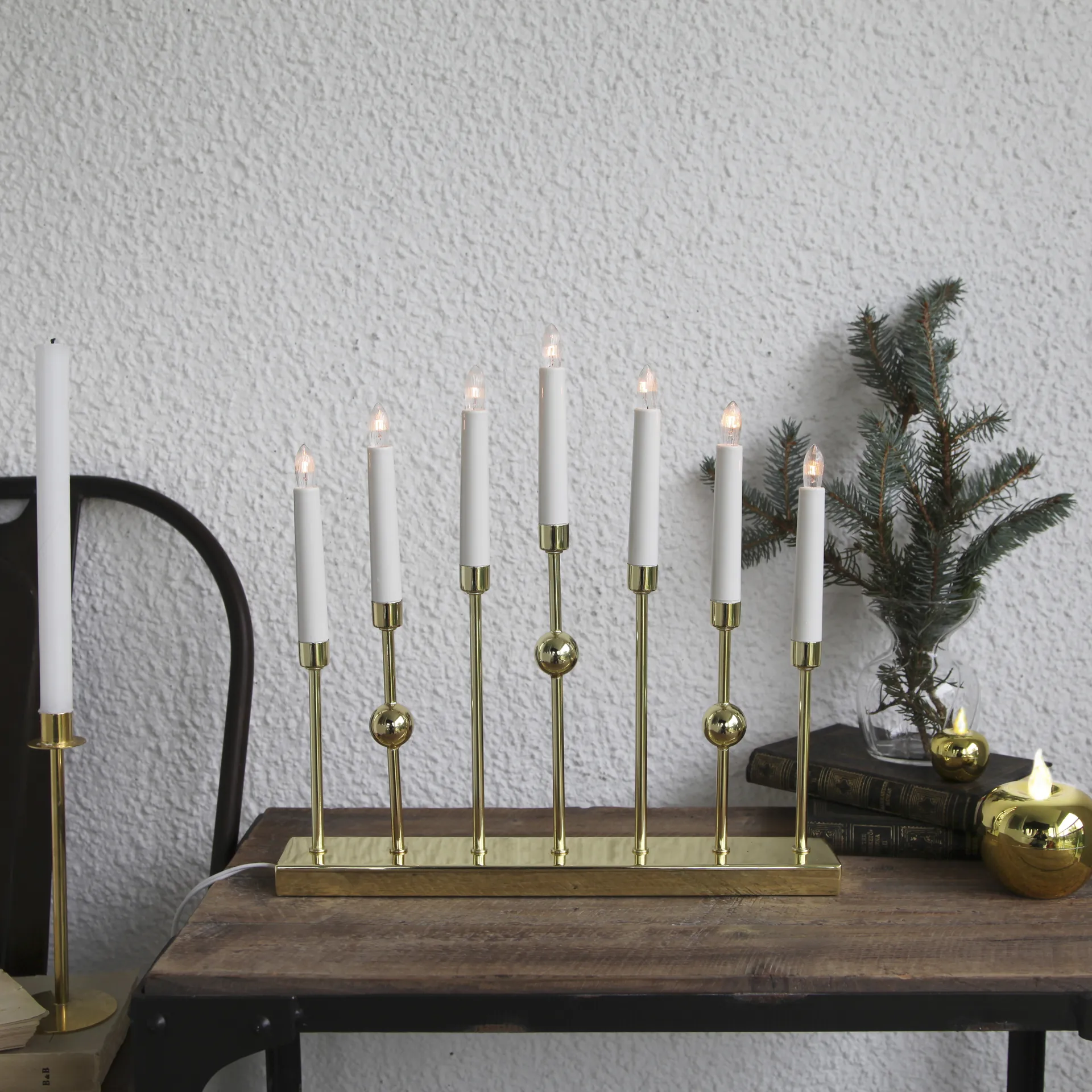 Gustavo adventslysestake, Messing Star Trading