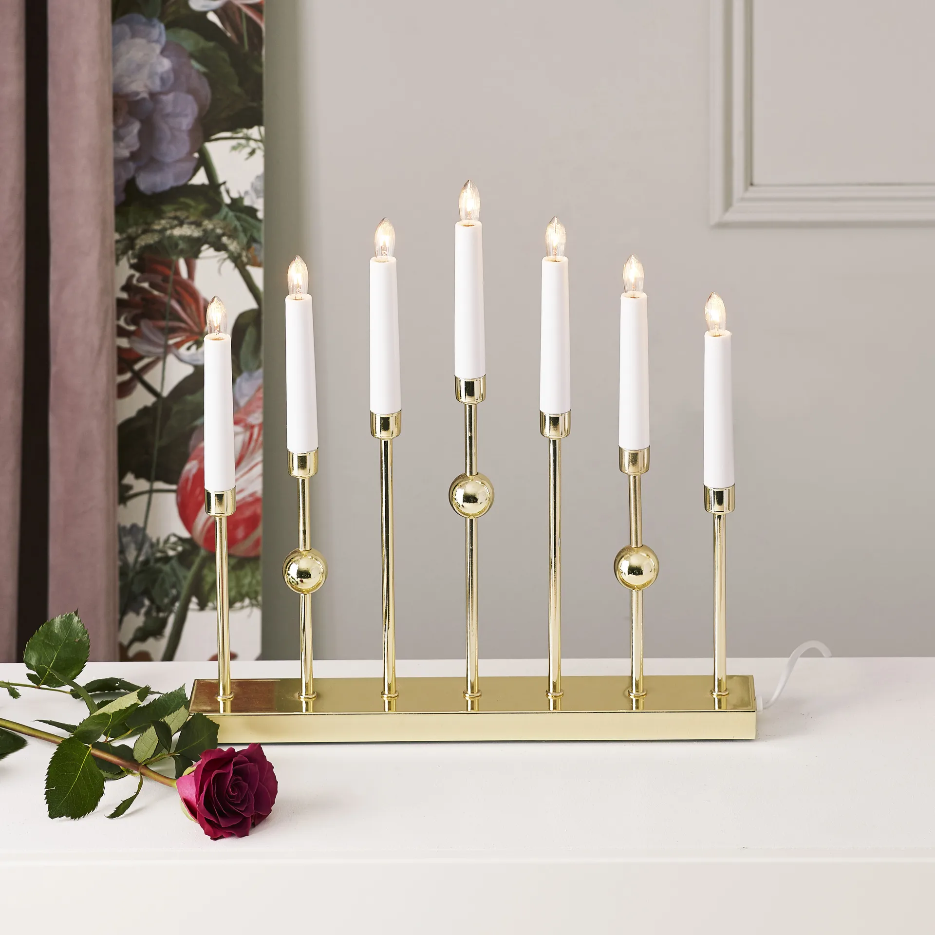 Gustavo adventslysestake, Messing Star Trading