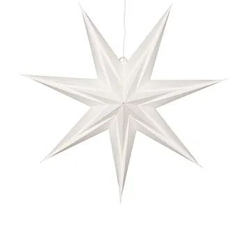 Holly papirstjerne 60 cm - Hvit - Star Trading