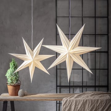 Holly papirstjerne 60 cm - Hvit - Star Trading