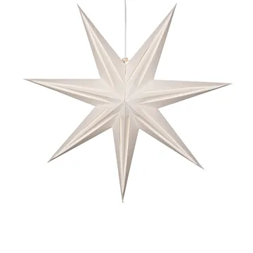 Holly papirstjerne 75 cm - Hvit - Star Trading