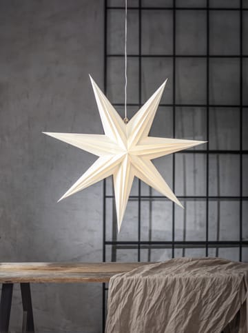 Holly papirstjerne 75 cm - Hvit - Star Trading