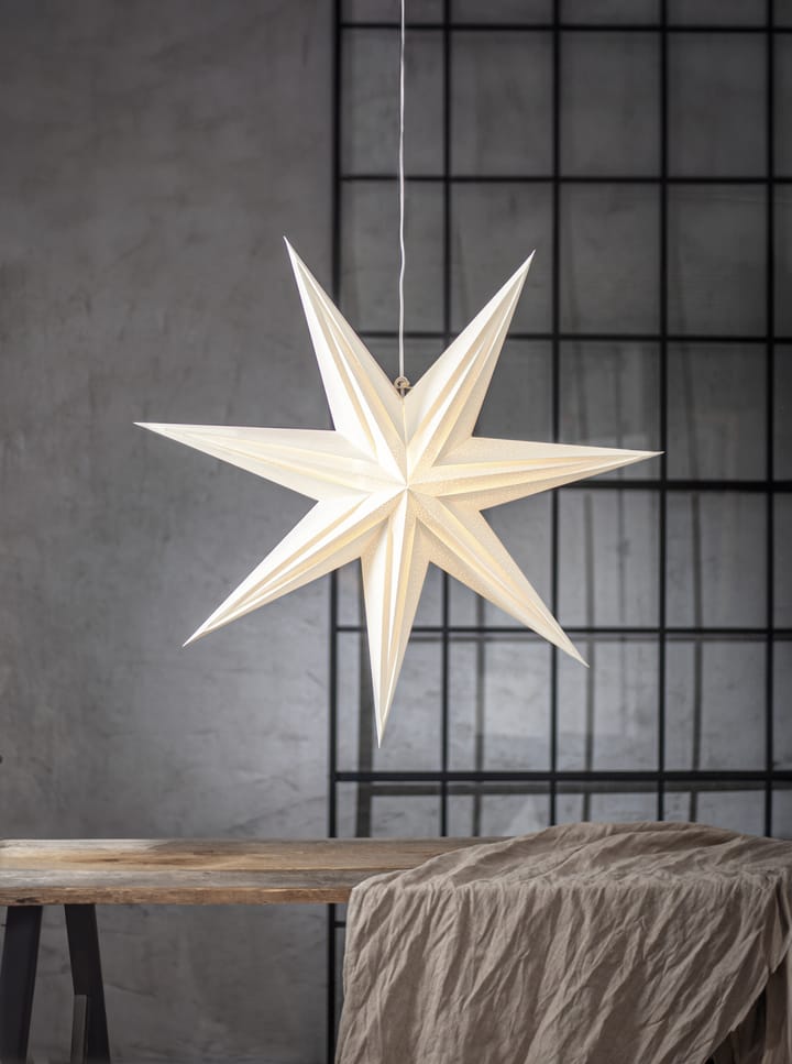 Holly papirstjerne 75 cm, Hvit Star Trading