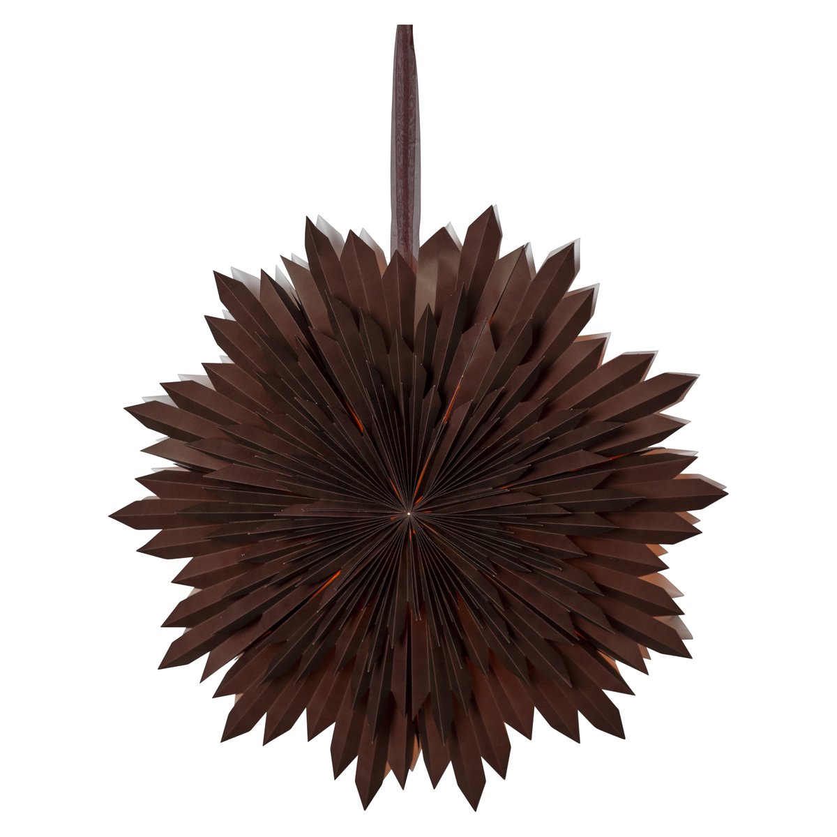 Star Trading Ice adventsstjerne Ø 50 cm Brun