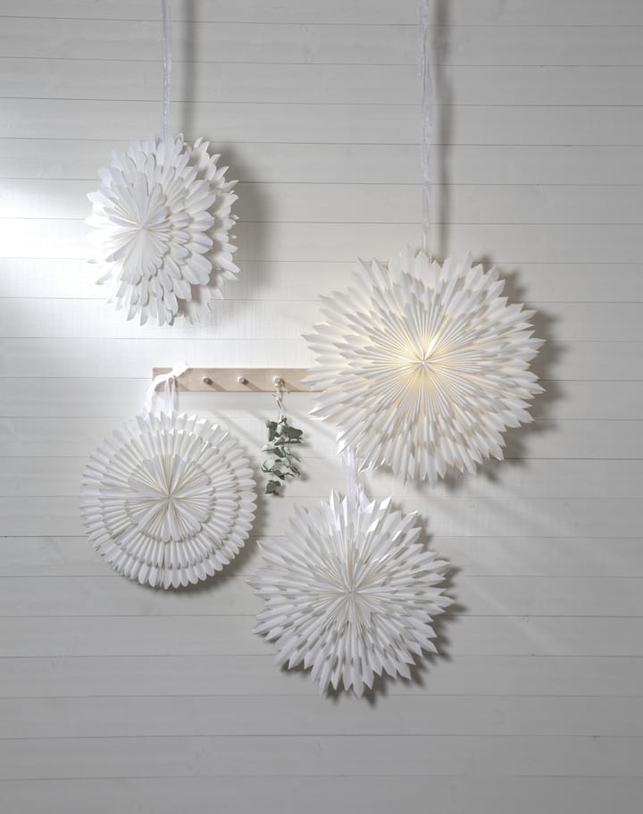 Ice adventsstjerne Ø 70 cm, Hvit Star Trading