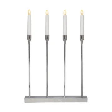 Lottie adventslysestake - Krom - Star Trading