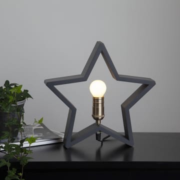Lysekil adventsstjerne bord 29 cm - Grå - Star Trading