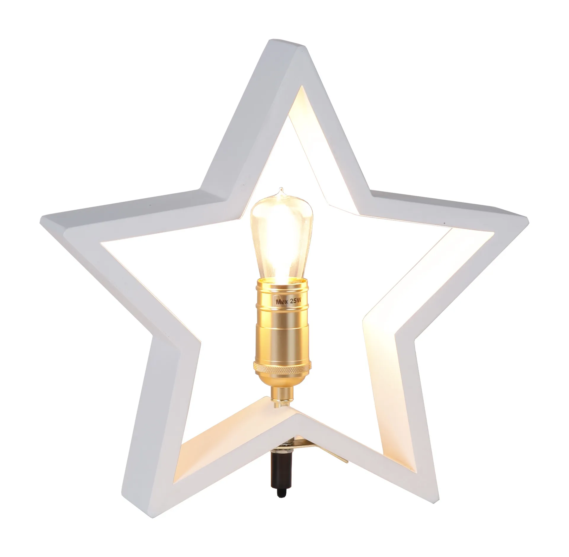 Lysekil adventsstjerne bord 29 cm, hvit Star Trading