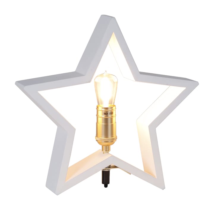 Lysekil adventsstjerne bord 29 cm - hvit - Star Trading