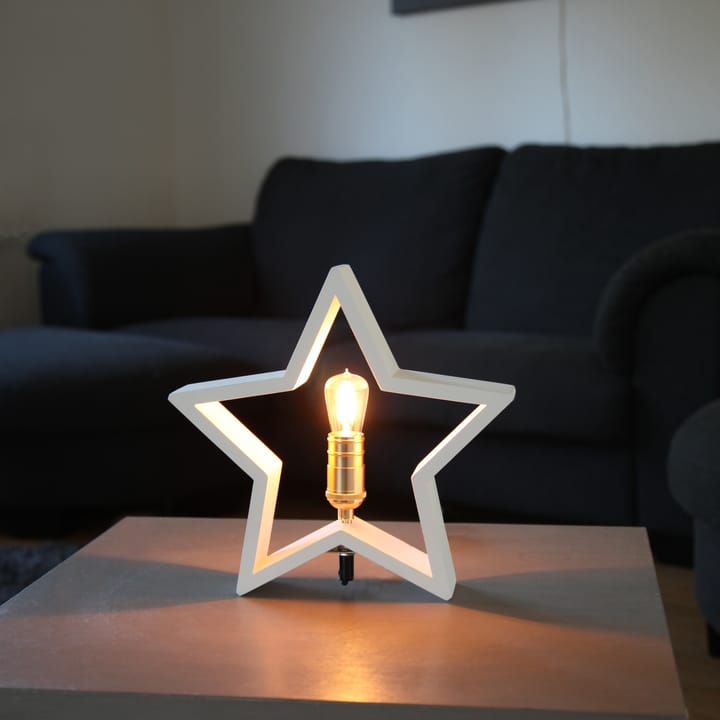 Lysekil adventsstjerne bord 29 cm, hvit Star Trading