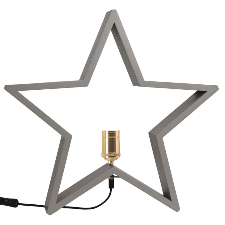 Lysekil adventsstjerne bord 48 cm - Beige - Star Trading