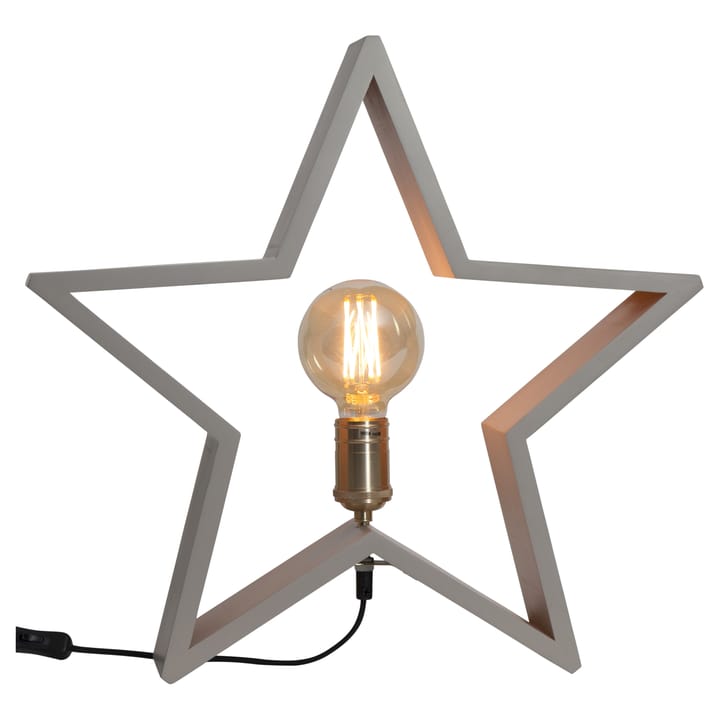 Lysekil adventsstjerne bord 48 cm - Beige - Star Trading