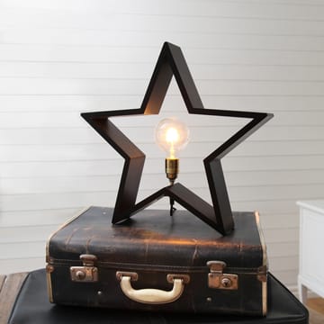 Lysekil adventsstjerne bord 48 cm - Svart - Star Trading