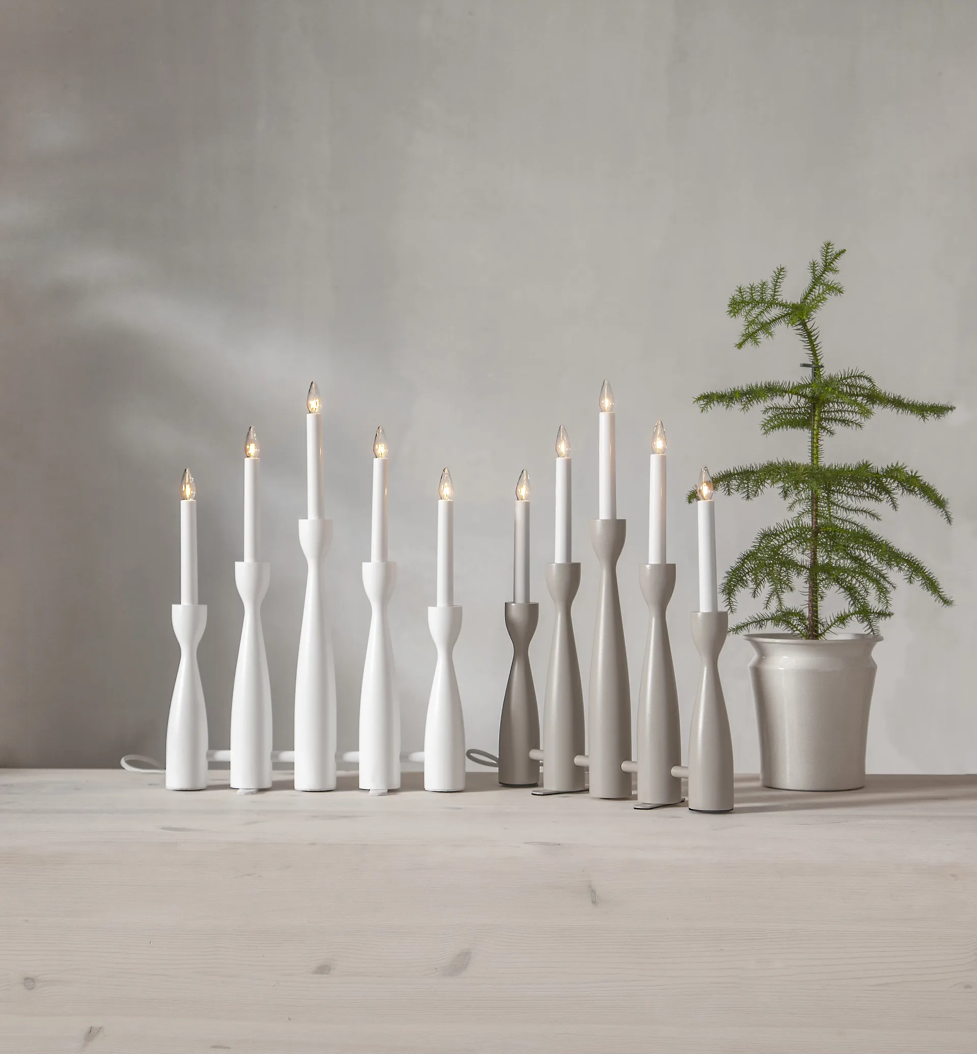 Midja 2.0 adventslysestake, elefant Star Trading