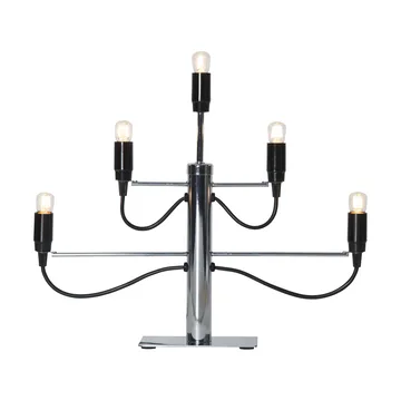 Milano 5 lysestake 46 cm 2-pakning - Krom - Star Trading