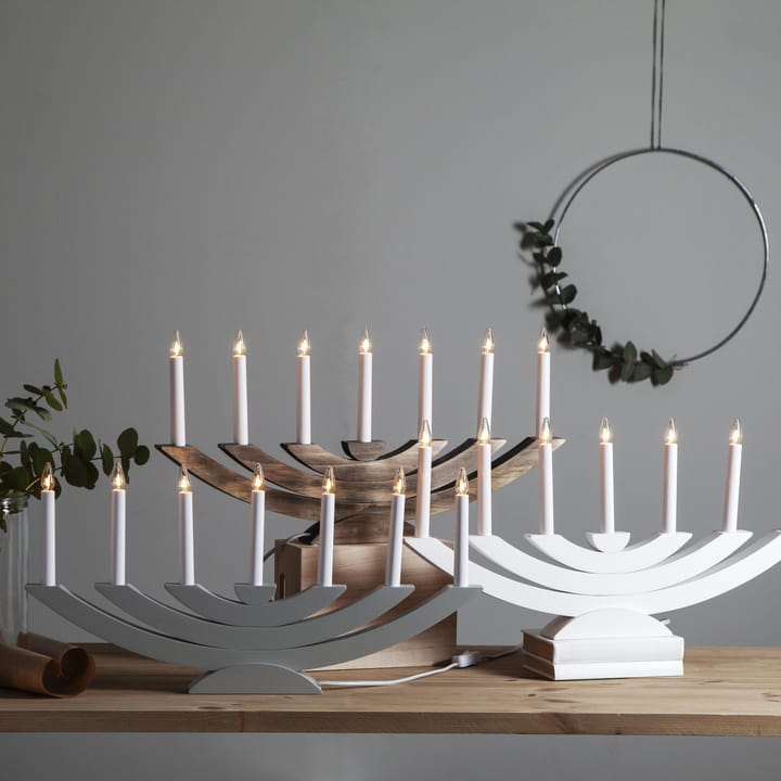 Navida adventslysestake, Grå Star Trading