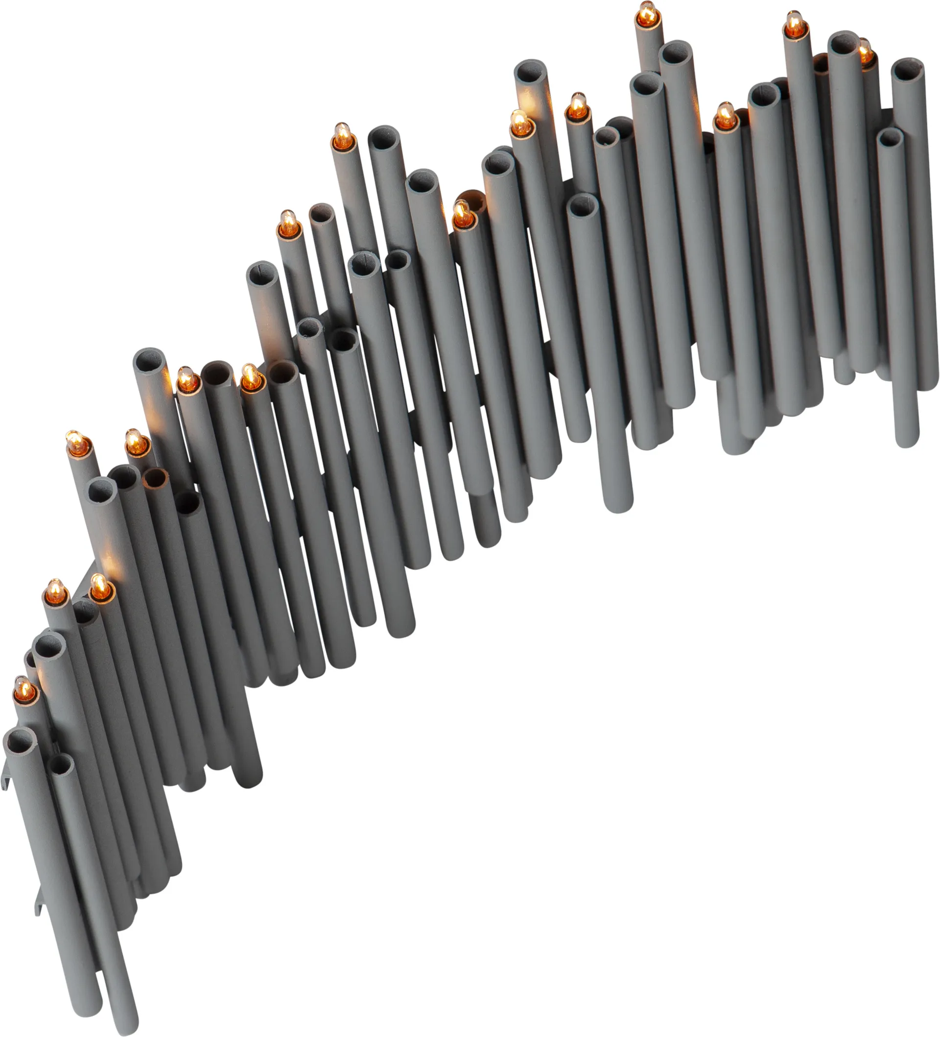 Note adventslysestake 25x35 cm, Grå Star Trading