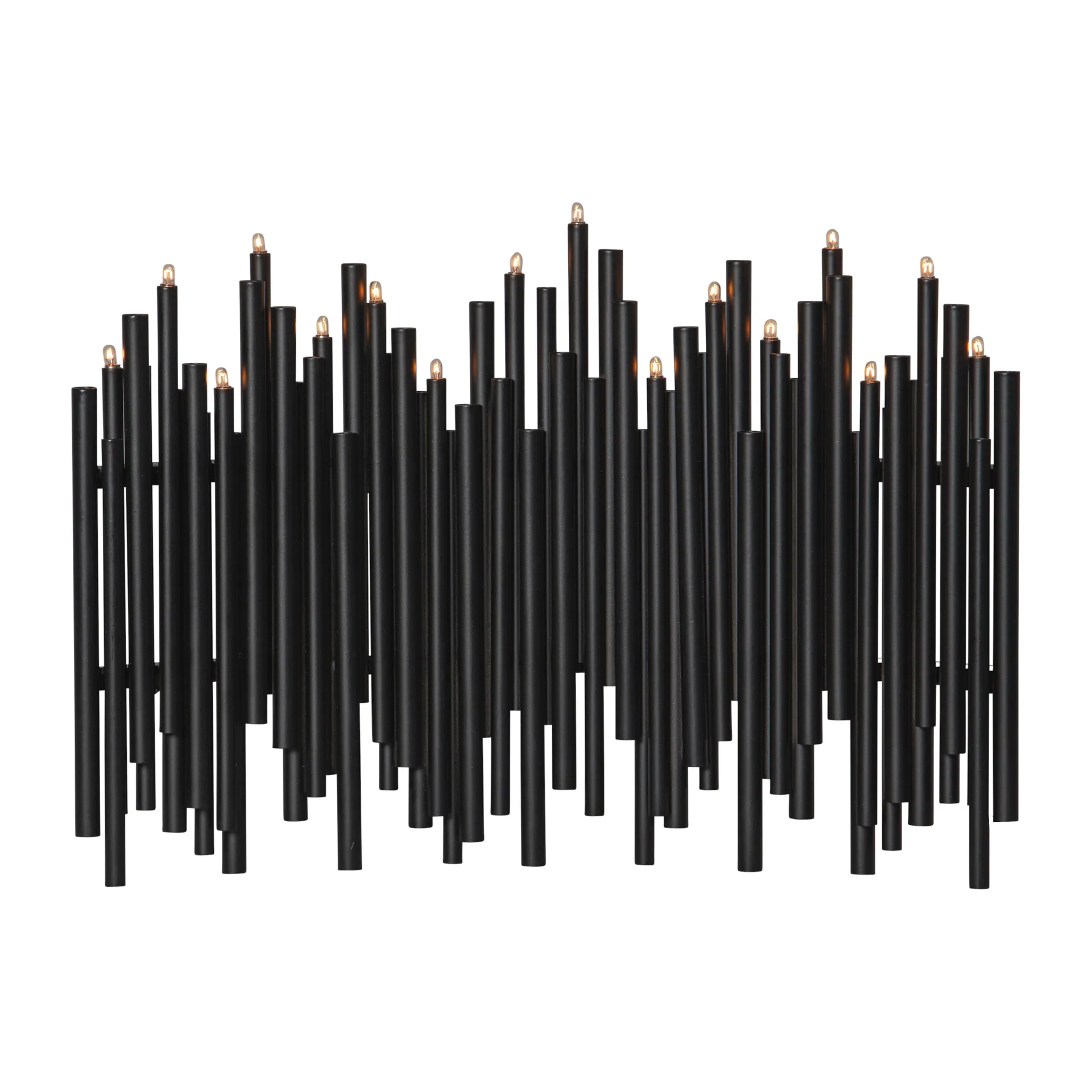 Note adventslysestake 25x35 cm, Sort Star Trading