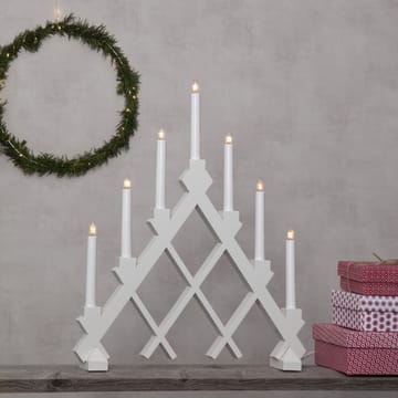 Rut 7 trelysestake 43 cm - Hvit - Star Trading
