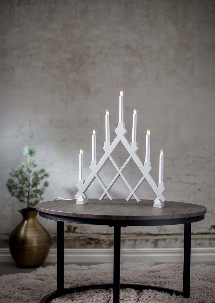 Rut 7 trelysestake 43 cm, Hvit Star Trading