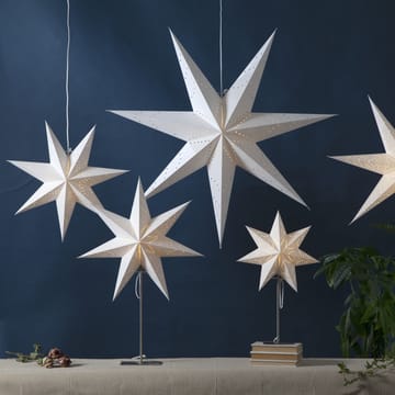 Sensy adventsstjerne på fot 78 cm - Hvit - Star Trading