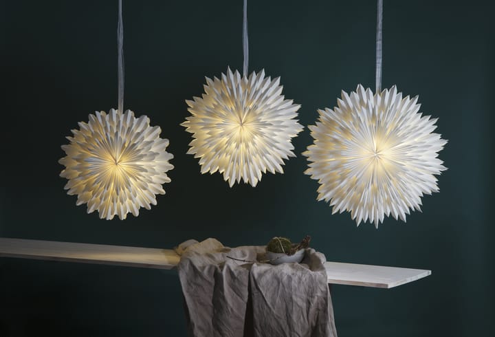 Snow adventsstjerne Ø 50 cm, Hvit Star Trading