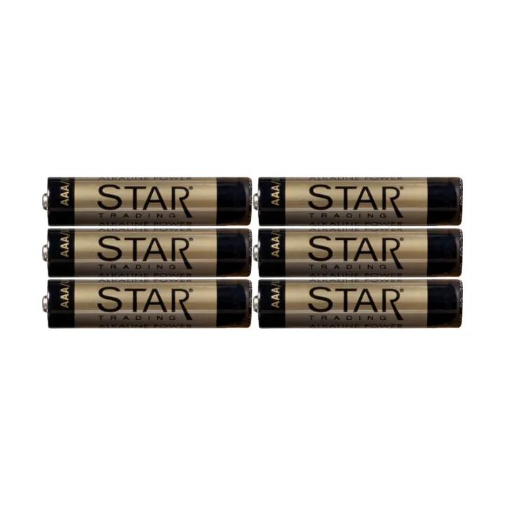 Star Trading batteri 6-pakning, AAA Star Trading