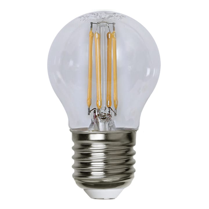 Star Trading E27 G45 LED filament clear, 4,5 cm, 2700K Star Trading