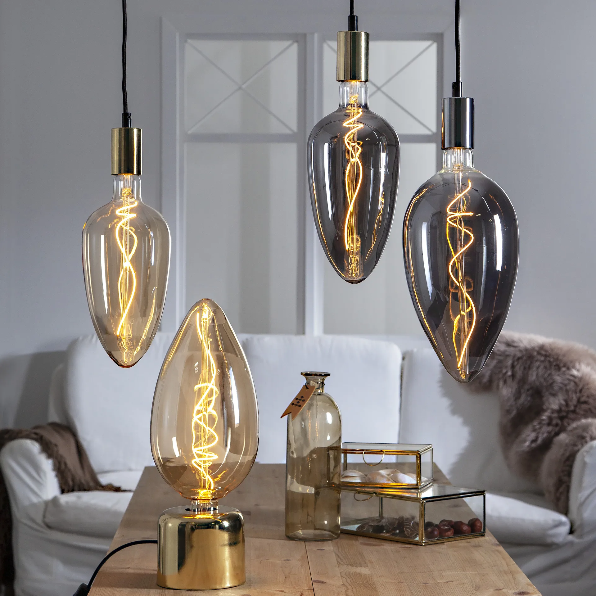 Star Trading E27 lyskilde, industriell vintage, 33 cm, 2200K Star Trading