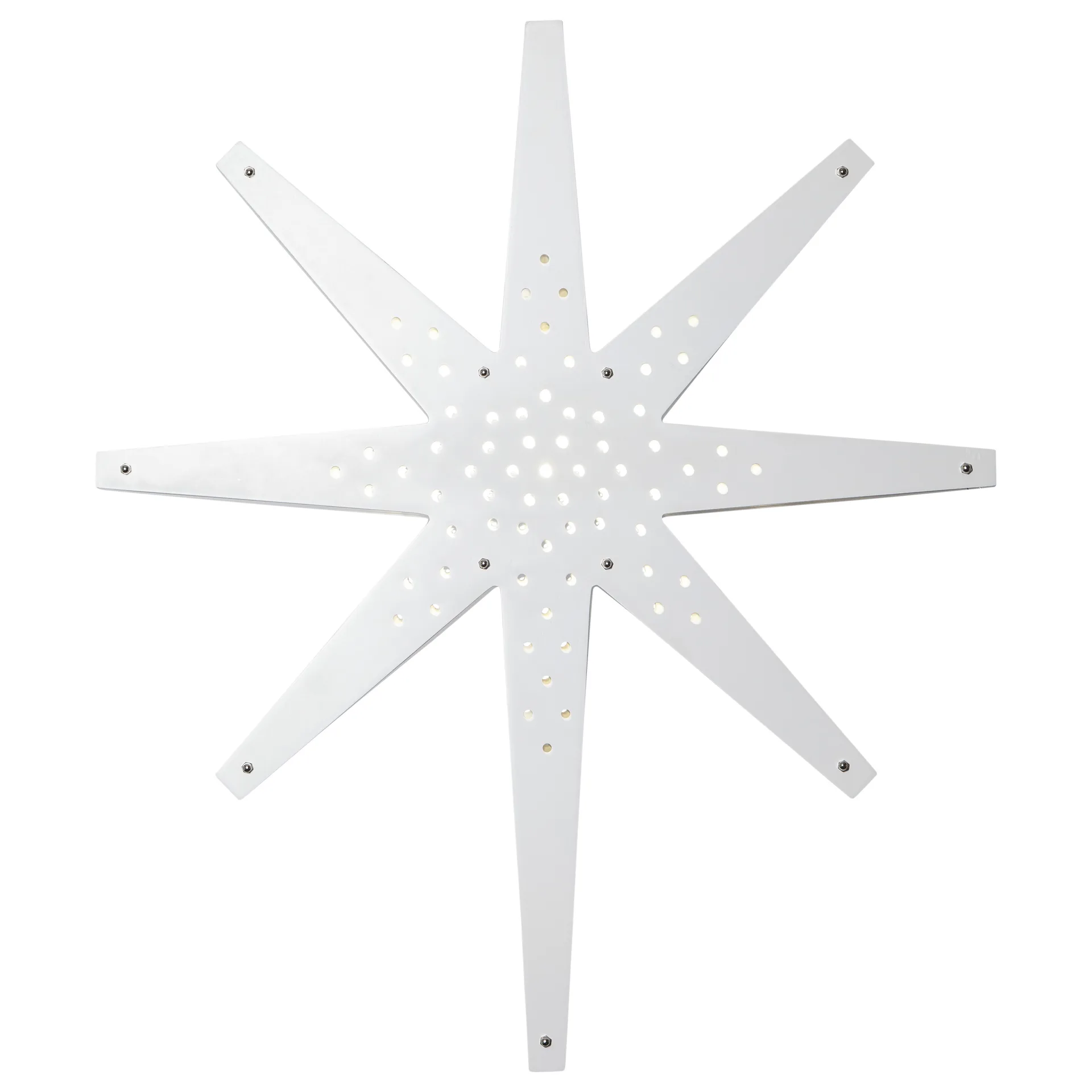 Tall adventsstjerne 60x70 cm, Hvit Star Trading