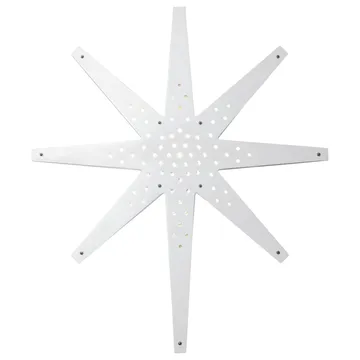 Tall adventsstjerne 60x70 cm - Hvit - Star Trading