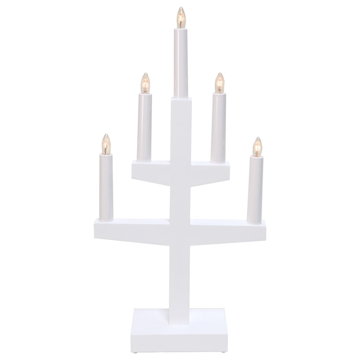 Trapp Adventsstake 46 cm Hvit
