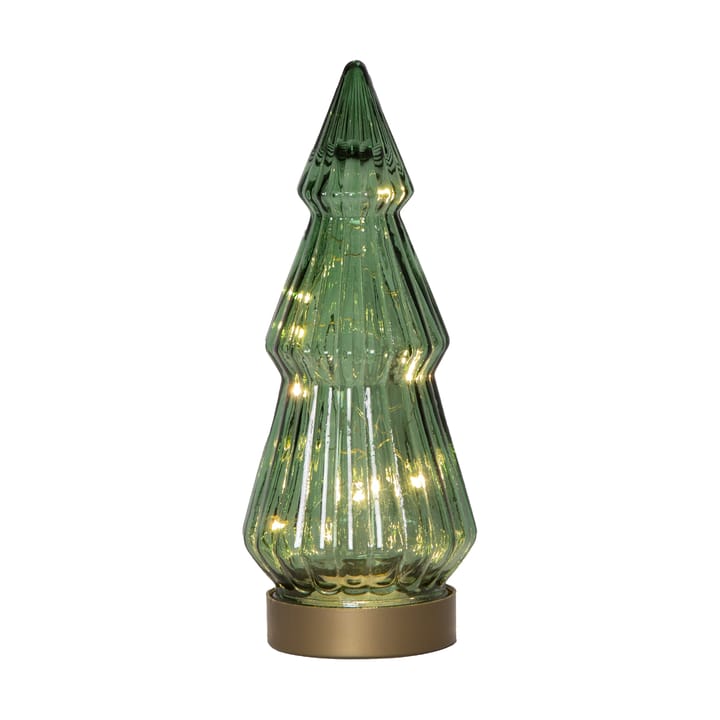Verde glassdekorasjon LED 24 cm - Grønn - Star Trading