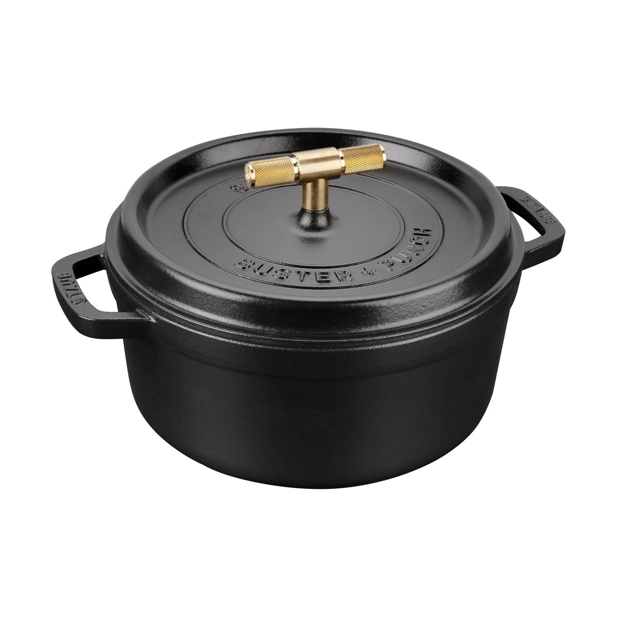 STAUB Buster & Punch gryte støpejern messing 3,8 L