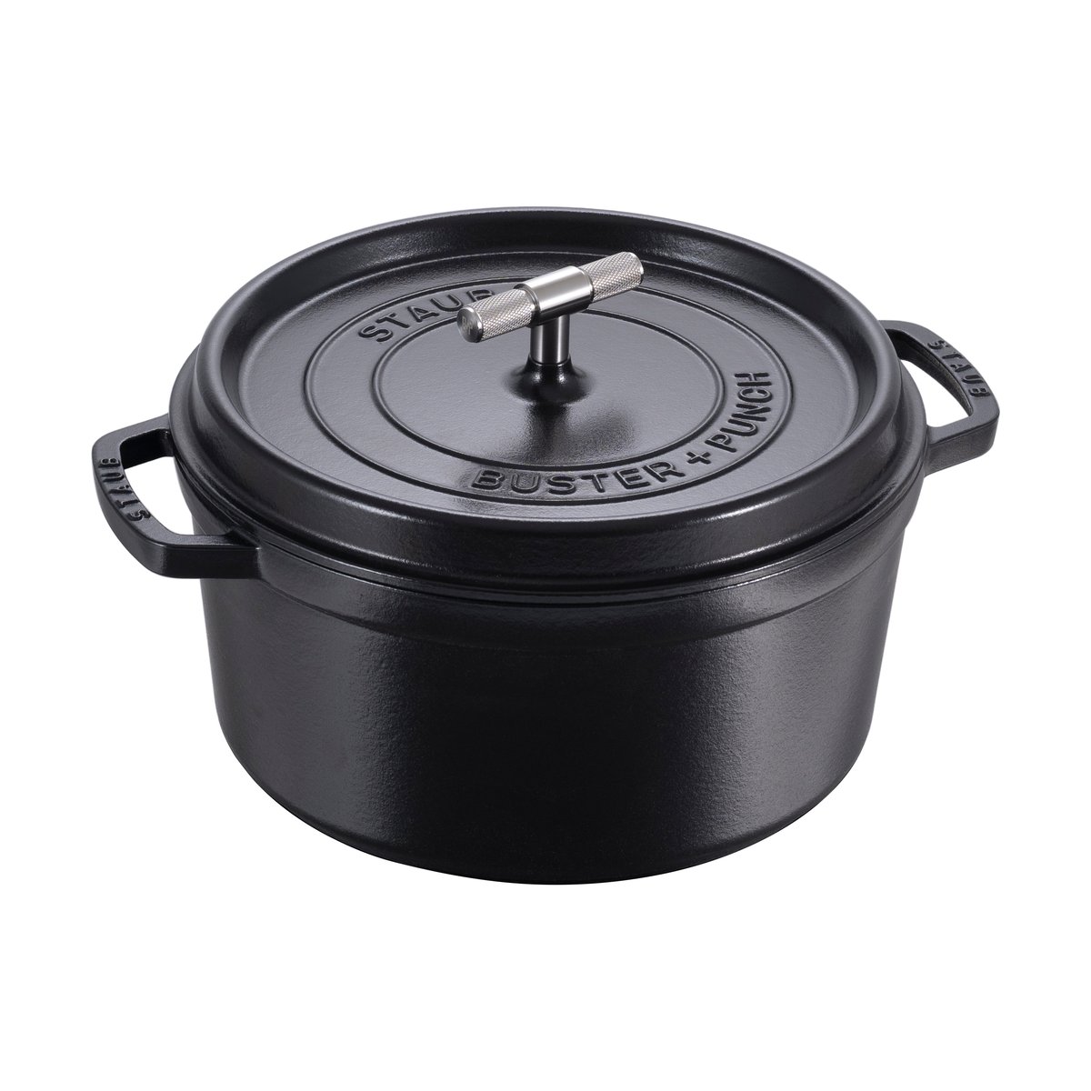 STAUB Buster & Punch gryte stpejern rustfritt stål 6,75 L