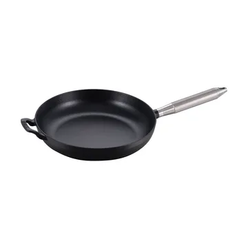 Buster & Punch stekepanne støpejern svart Ø28 cm - Stålhåndtak - STAUB