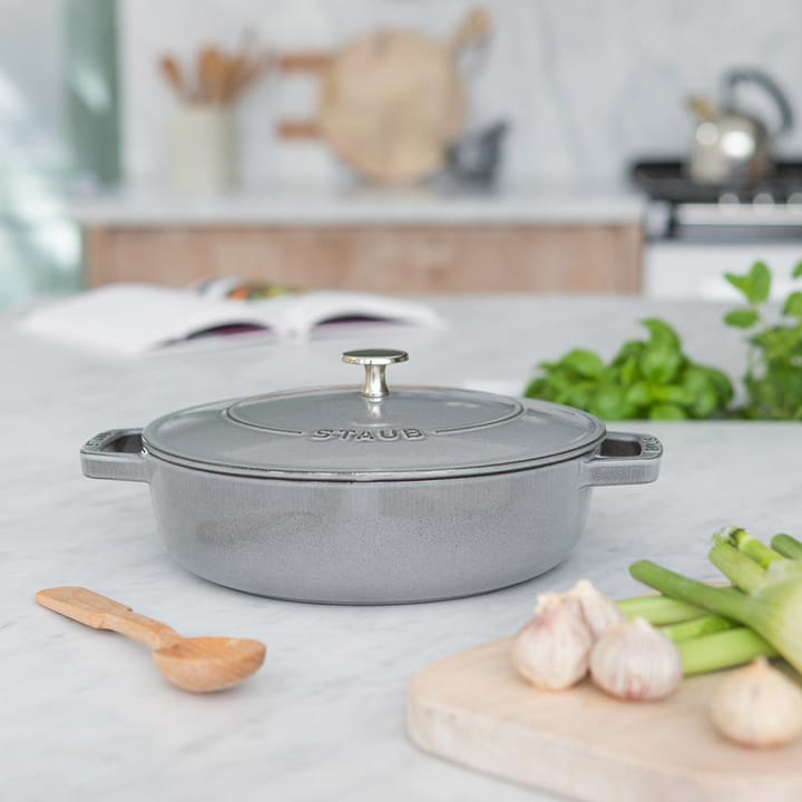 Chistera kasserolle Ø28 cm 3,7 L - Grå - STAUB