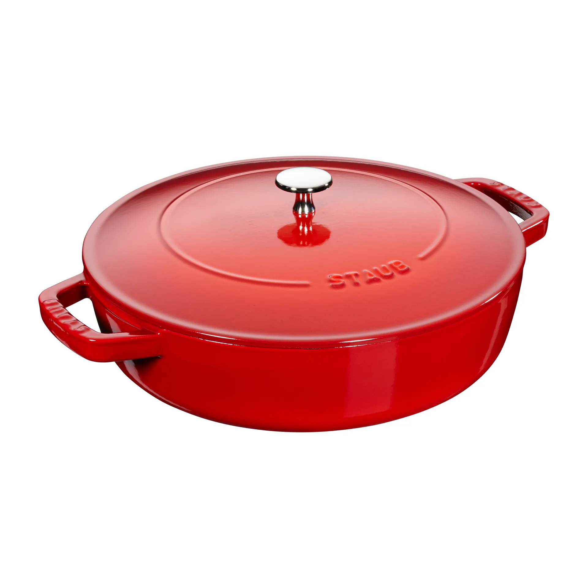 Chistera kasserolle Ø28 cm 3,7 L, Rød STAUB