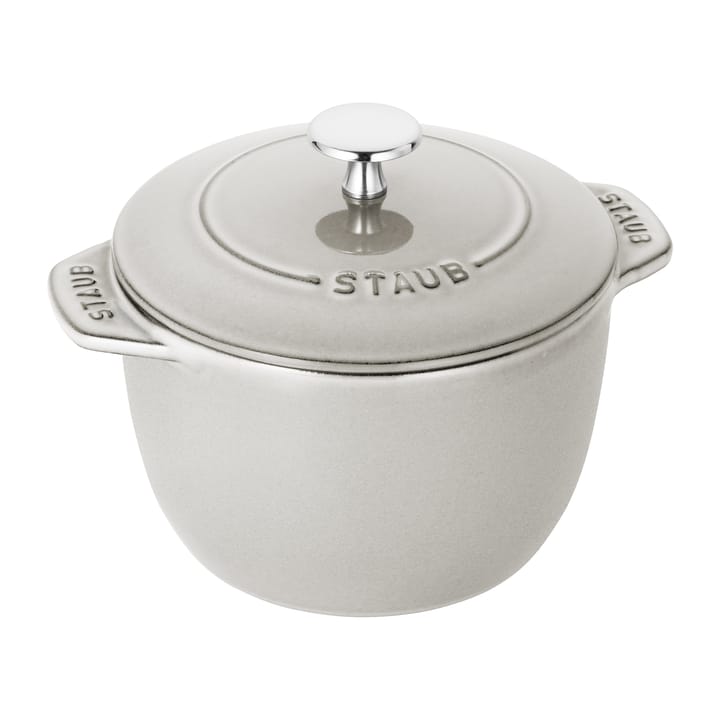 Rice White Truffle cocotte støpejernsgryte, 1,6 L STAUB
