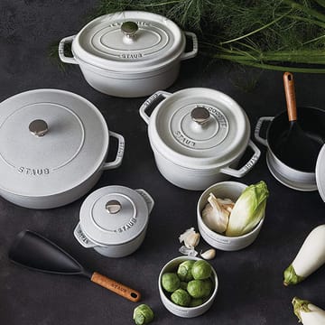 Rice White Truffle cocotte støpejernsgryte - 1,6 L - STAUB