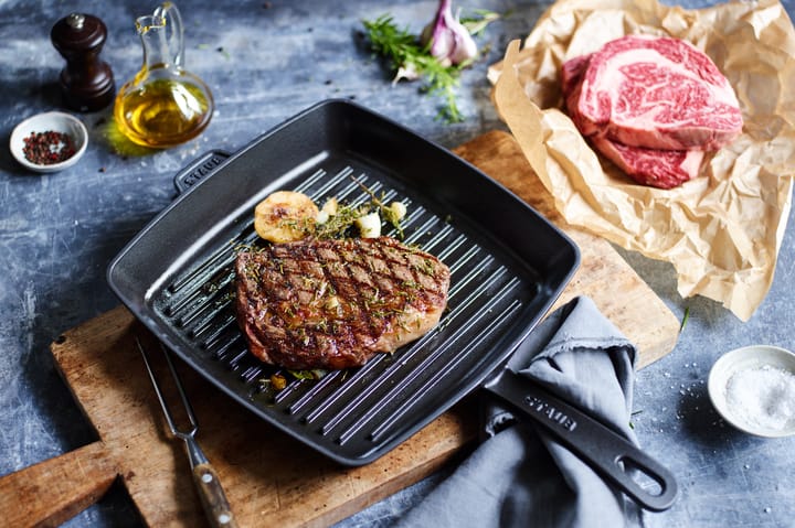 Staub American grillpanne støpejern, 30x30 cm STAUB