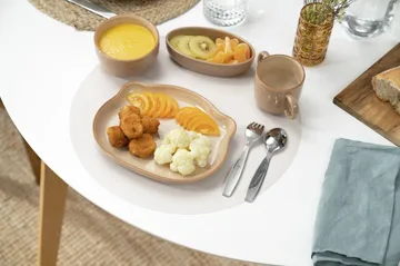 Staub barneservise 4 deler - Brun - STAUB