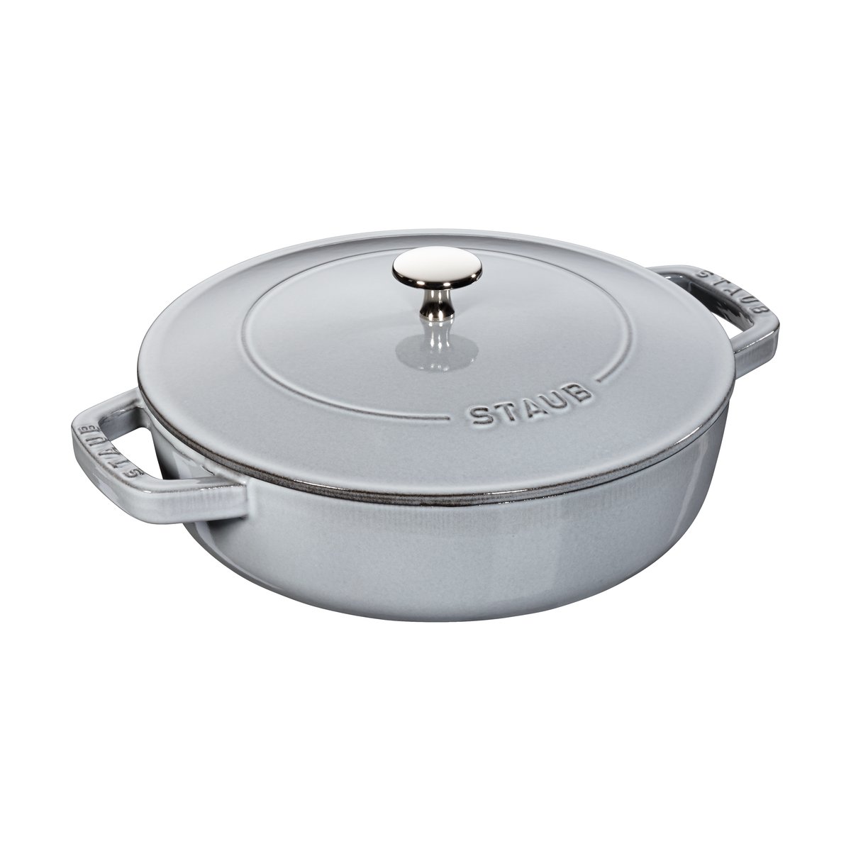 STAUB Staub Chistera traktørpanne støpejern Ø24 cm Grafittgrå