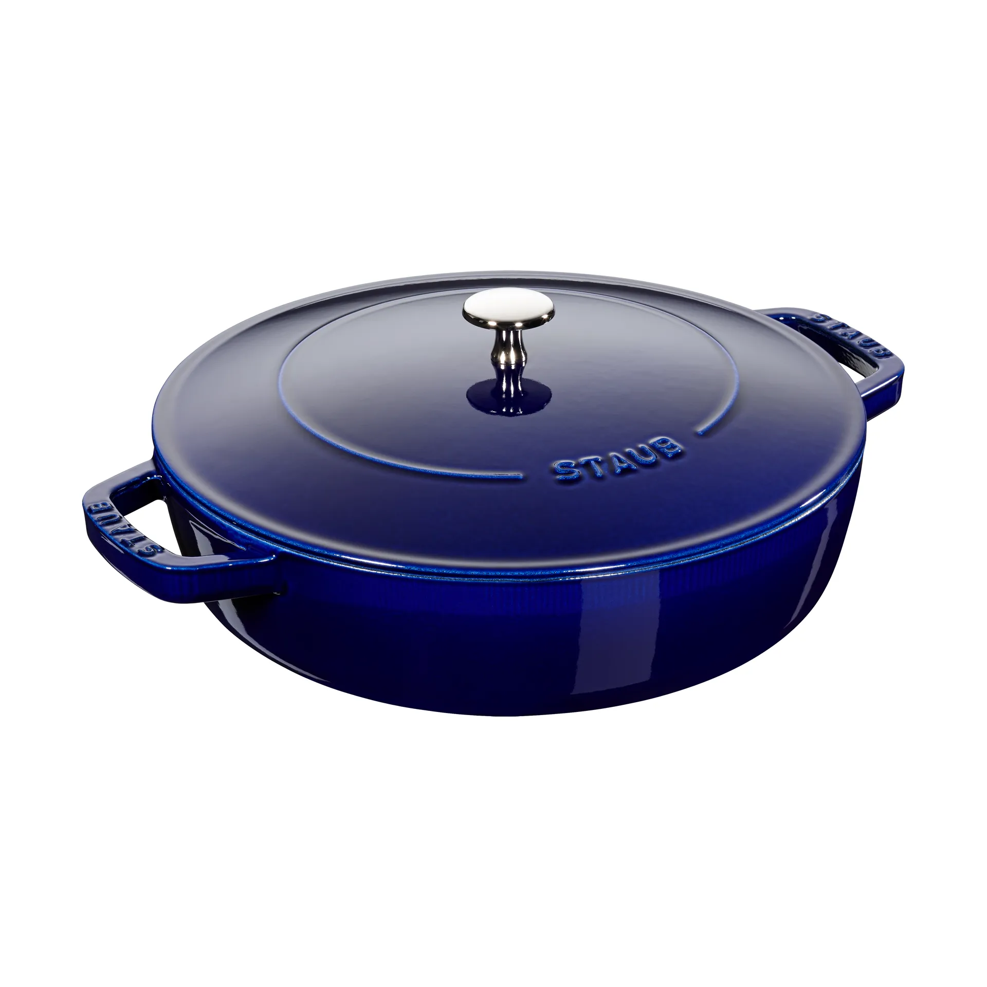 Staub Chistera traktørpanne støpejern Ø24 cm, Mørkblå STAUB