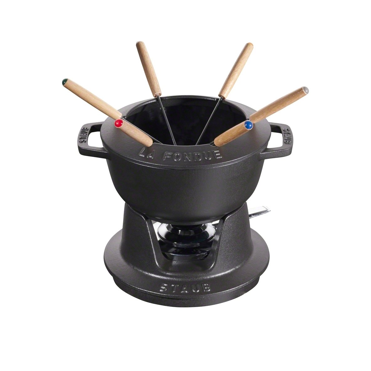 Staub fonduesett 1,65 l svart | Skandinavisk Design | Øvrige gryter & panner | Svart
