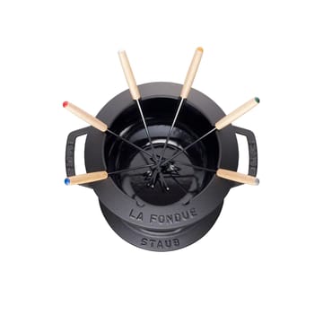 Staub fonduesett 1,65 l - svart - STAUB