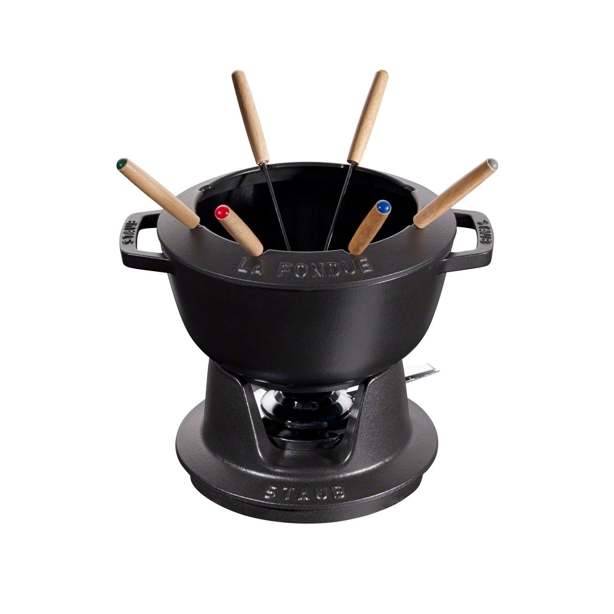 Staub fonduesett 2,35 l svart | Skandinavisk Design | Øvrige gryter & panner | Svart