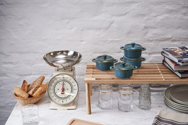 Staub grytsett mini Ø10 cm 4-stk., Antikk turkis STAUB